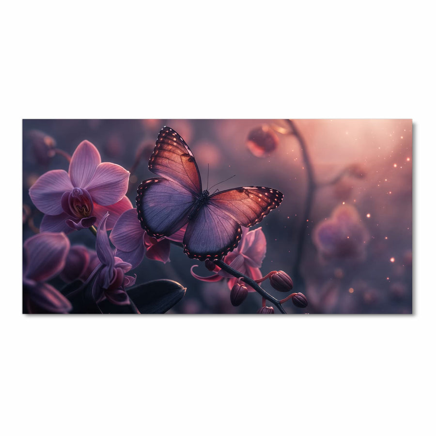 Maße Küchenläufer - Lila Schmetterling