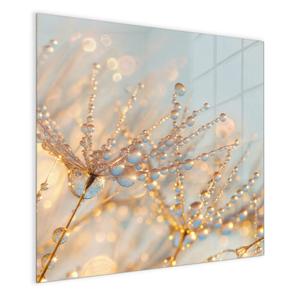 Magnettafel mit dem Motiv Glitzernde Tautropfen