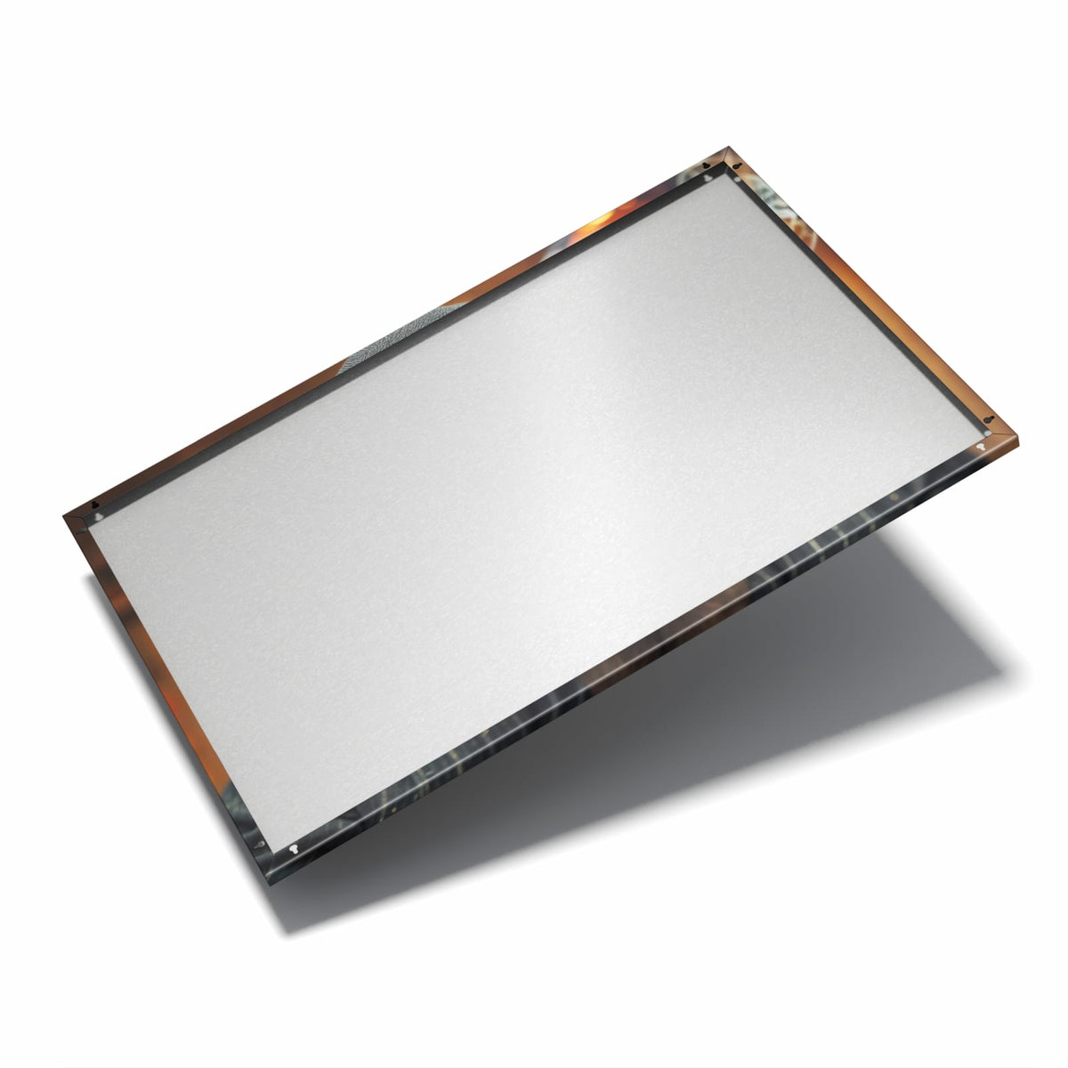 Nur 7 mm – liegt eng an der Wand – Metall Magnettafel - Gorilla im Anzug