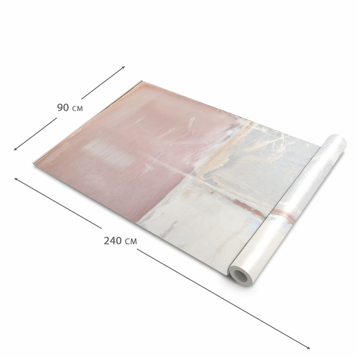 Strapazierfähiger waschbarer Küchenläufer mit Motiv Zarte Strukturen in der Grösse 60x150 cm