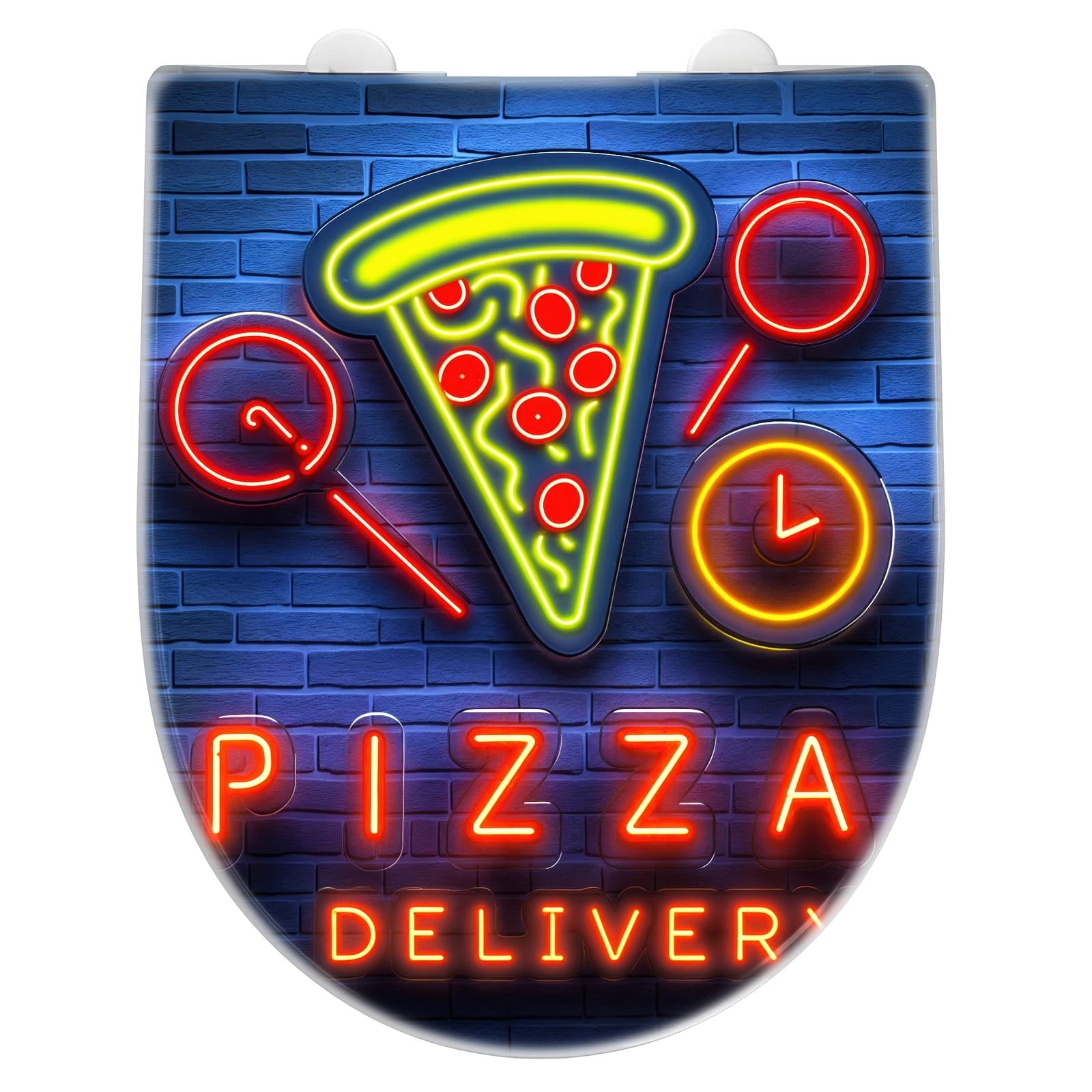 WC-Sitz mit Absenkautomatik Pizzalieferservice