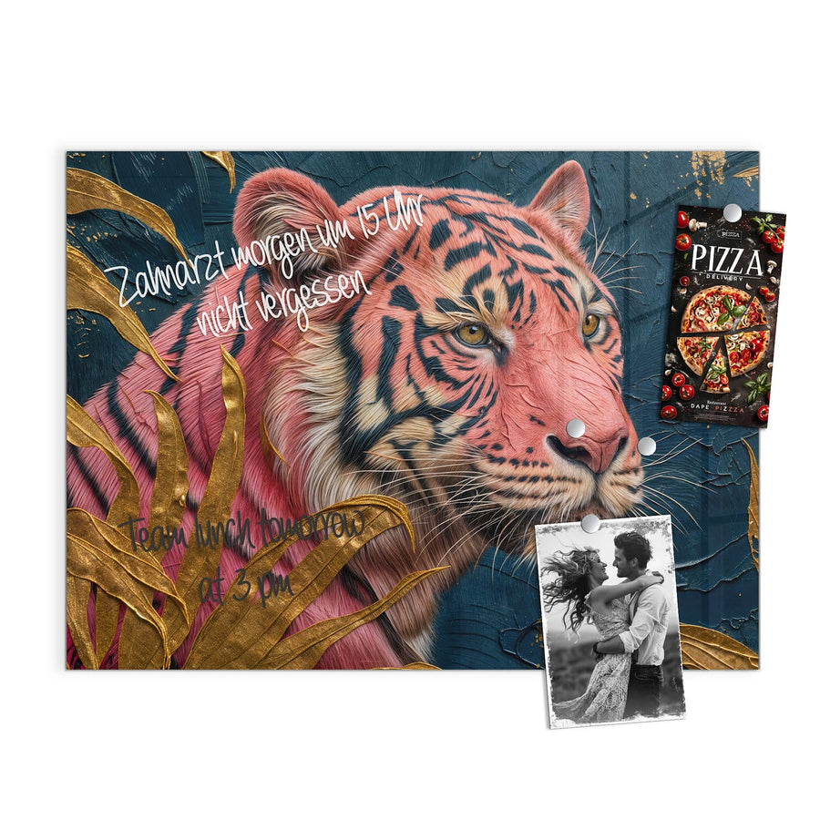 Maße Magnettafel - Pinker Tiger