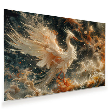 Wandbild mit dem Motiv Eleganter Vogel