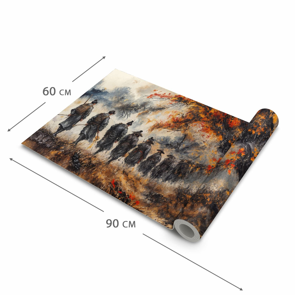 Formstabiler waschbarer Küchenteppich mit Motiv Spezialkräfte Herst in der Grösse 90x240 cm