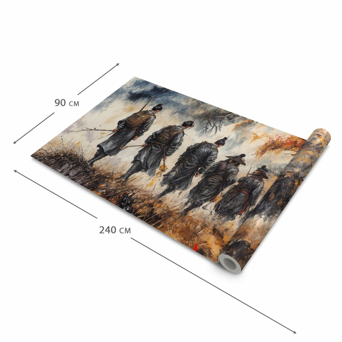 Rutschfester Küchenläufer mit Motiv Spezialkräfte Herst in der Grösse 90x240 cm für Trittkomfort