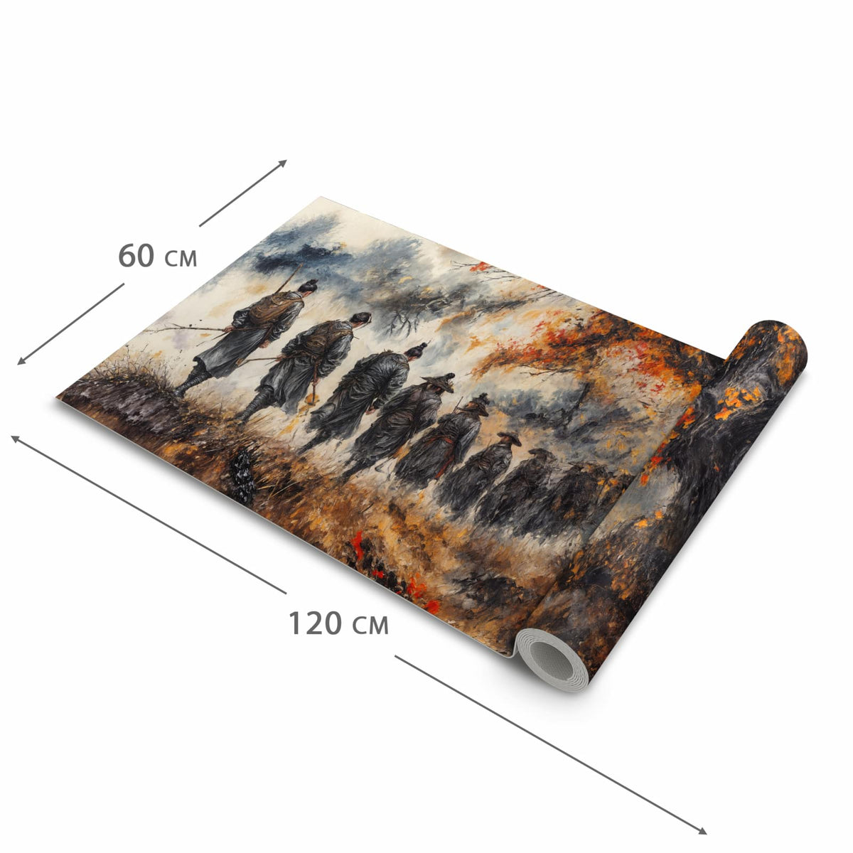 Rutschfester Küchenteppich mit Motiv Spezialkräfte Herst in der Größe 90x240 cm