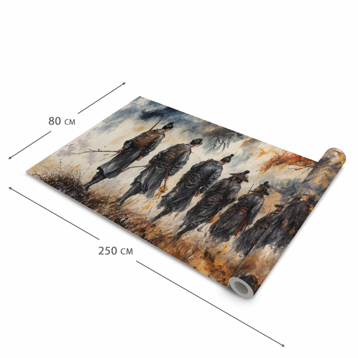 Zeitsparender Küchenläufer mit Motiv Spezialkräfte Herst in der Grösse 90x240 cm