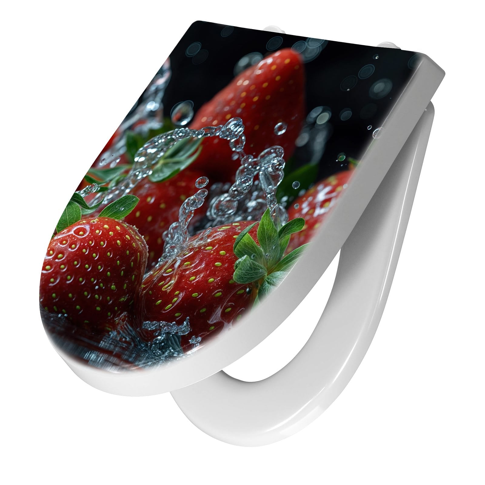 WC-Sitz mit Absenkautomatik Erdbeeren von Frische