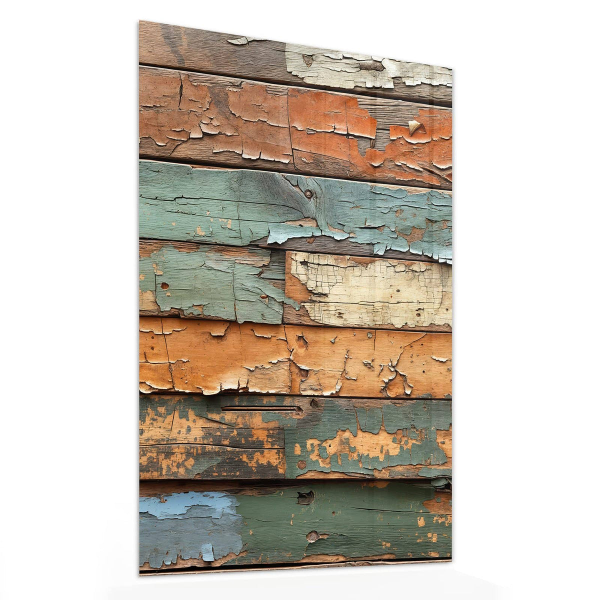 11 Größen – von 30 × 60 bis 60 × 150 cm – Wandbild - Antike Holzplanken - Hochformat