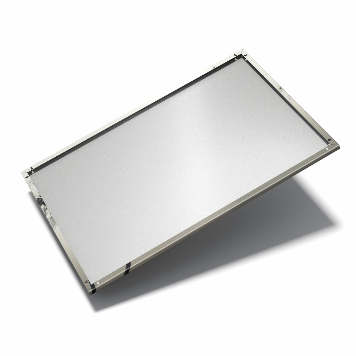 Nur 7 mm – liegt eng an der Wand – Metall Magnettafel - Pusteblume in Sepia