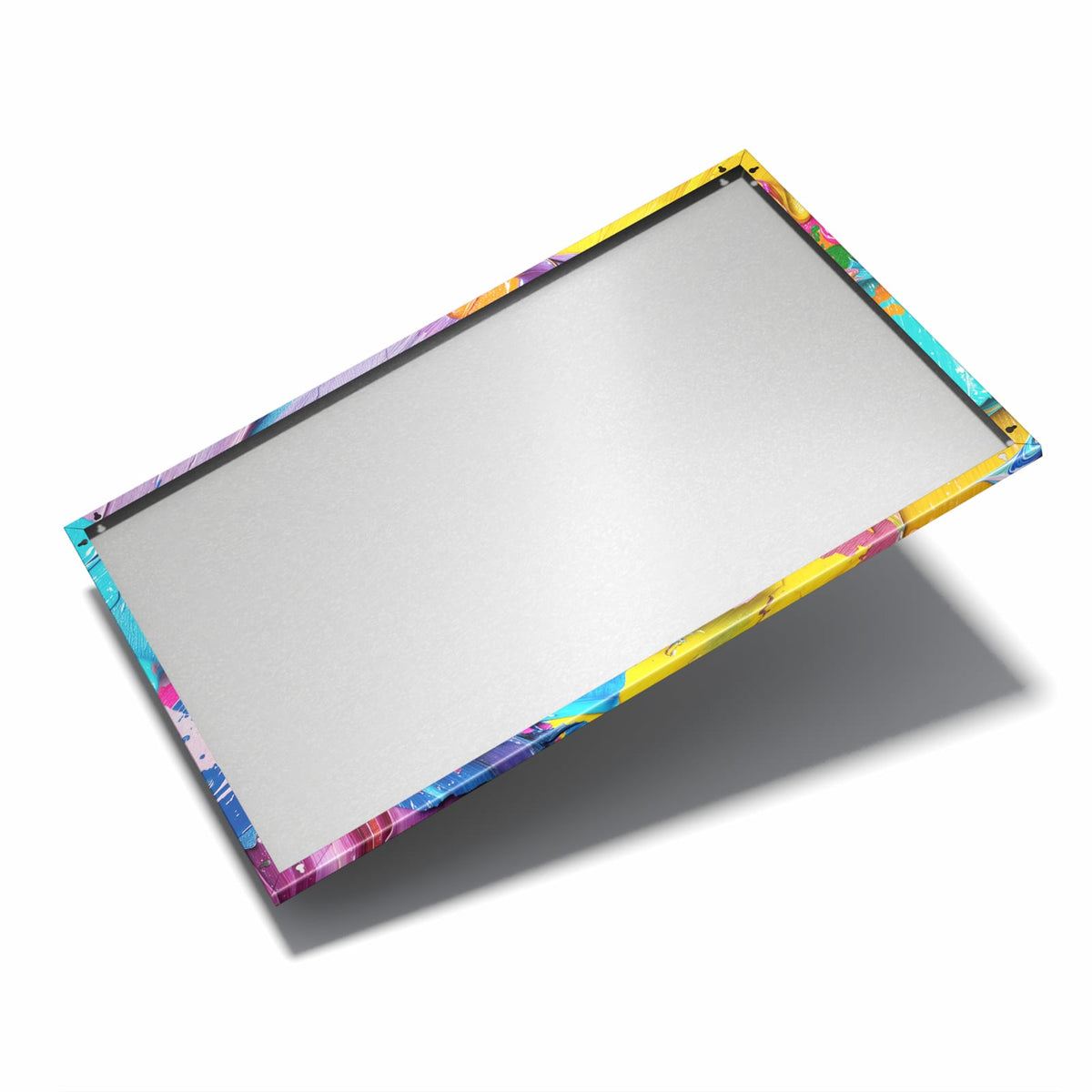 Nur 7 mm – liegt eng an der Wand – Metall Magnettafel - Farbsymphonie