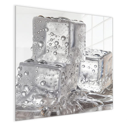 Magnettafel mit dem Motiv Drei Eiswürfel