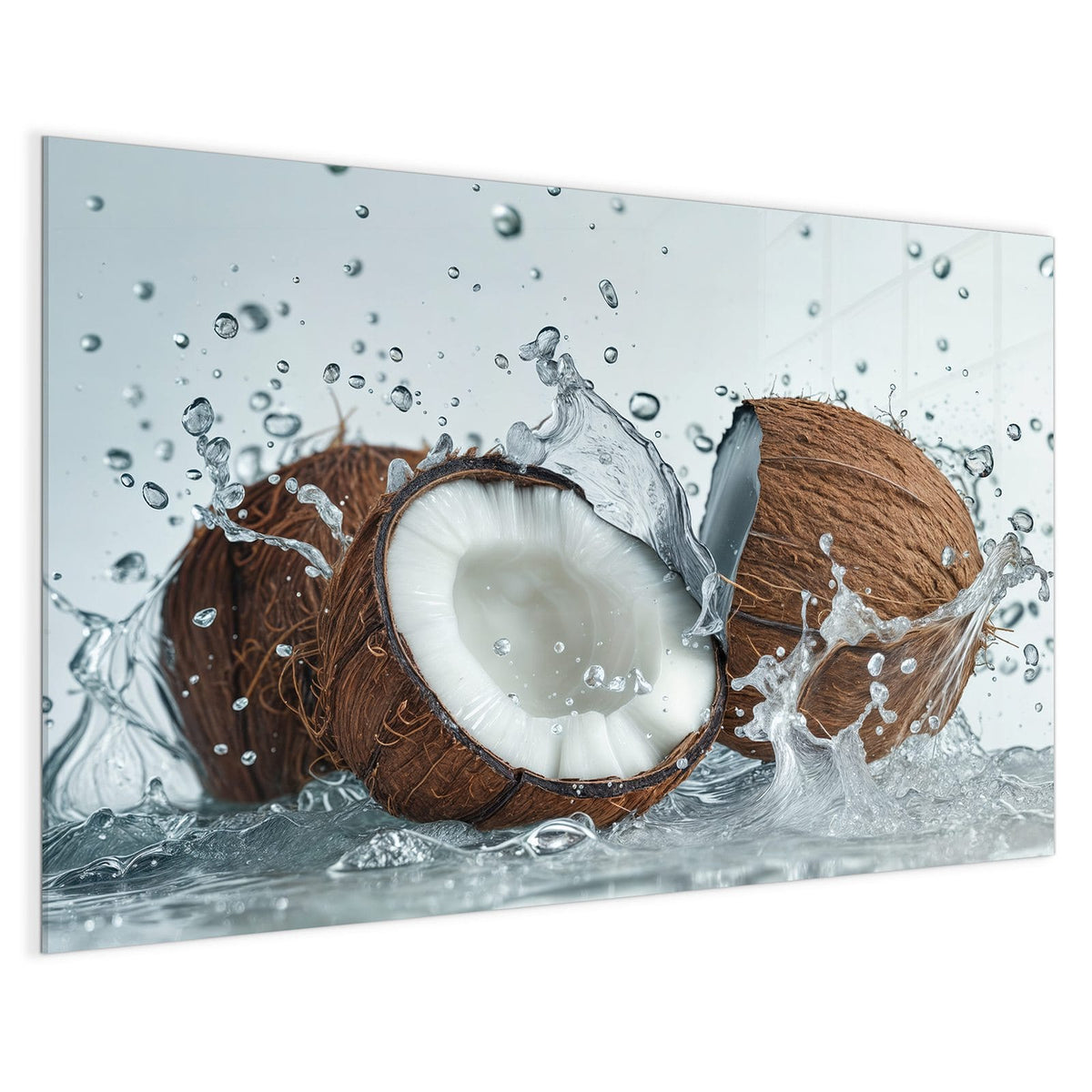 4 mm Glas statt lackiertem Blech – Magnettafel - Halbe Kokosnuss