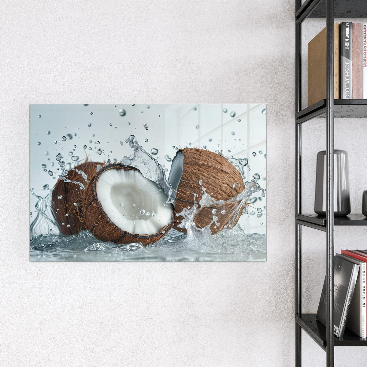 9 Größen – von 30 × 30 bis 120 × 90 cm – Magnettafel - Halbe Kokosnuss