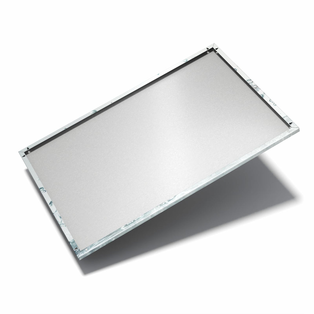 Nur 7 mm – liegt eng an der Wand – Metall Magnettafel - Halbe Kokosnuss
