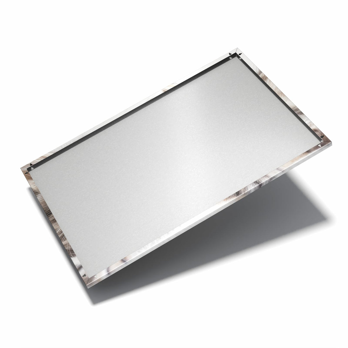 Nur 7 mm – liegt eng an der Wand – Metall Magnettafel - Zwei schlafende Kätzchen
