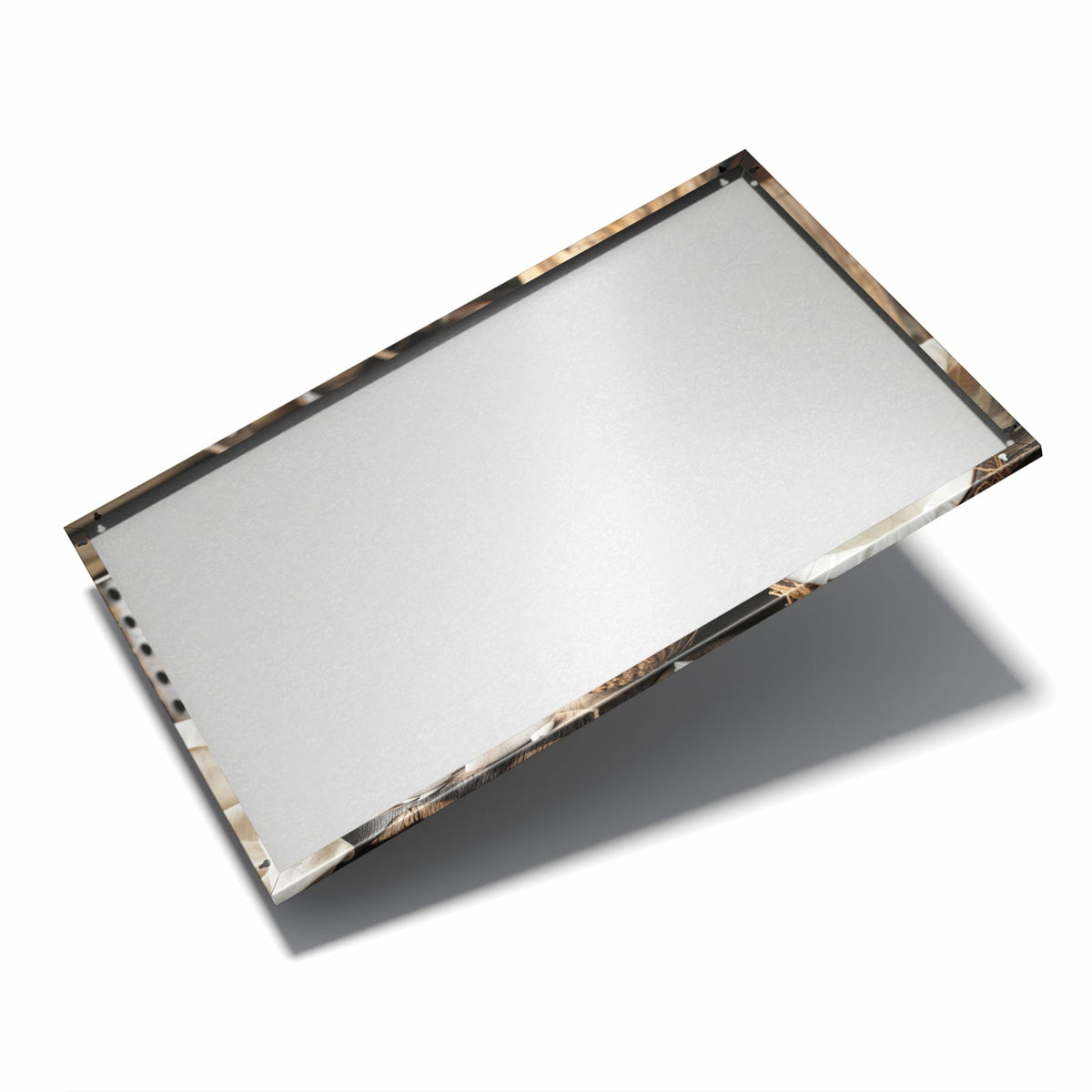 Nur 7 mm – liegt eng an der Wand – Metall Magnettafel - Kokosmilch