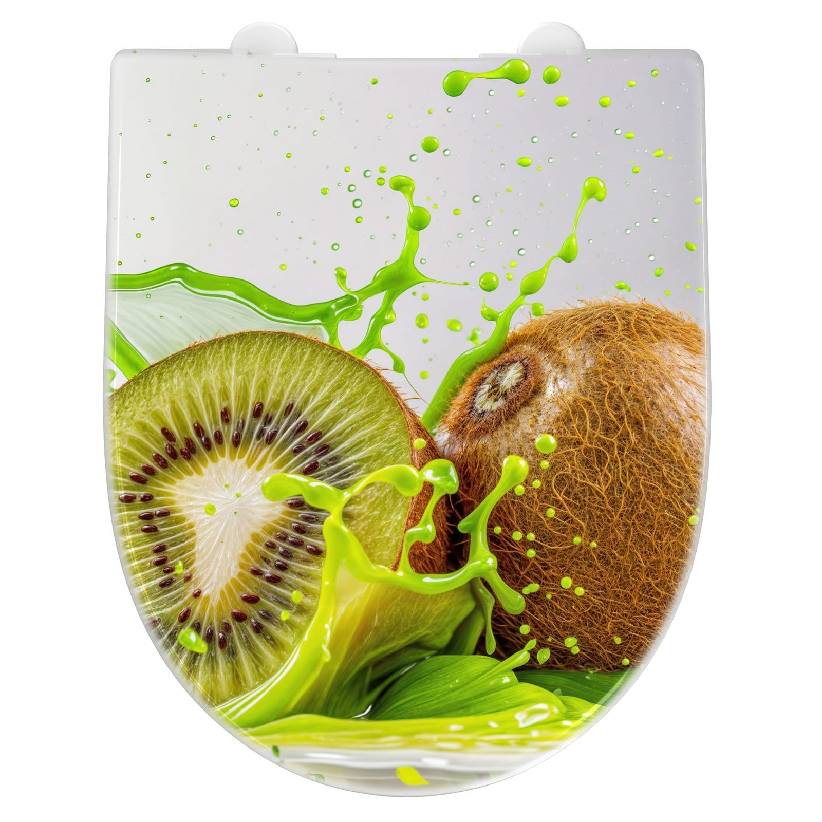 WC-Sitz mit Absenkautomatik Kiwi Spritzer