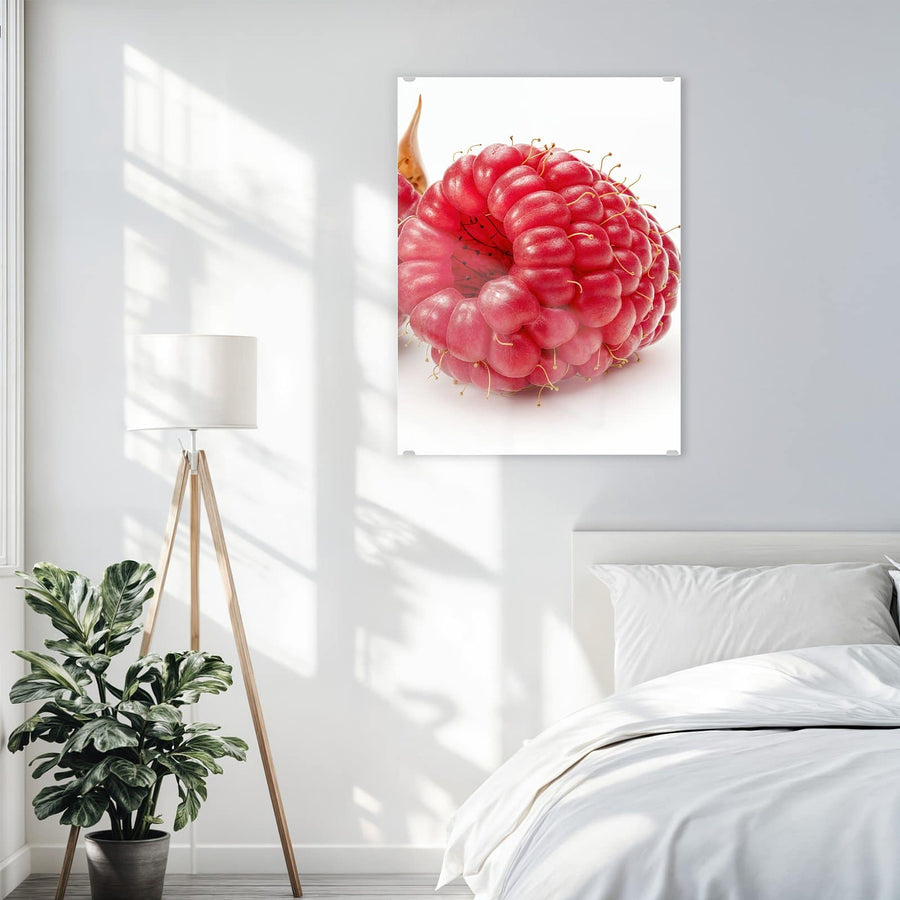 Maße Wandbild - Surreale Himbeeren - Hochformat