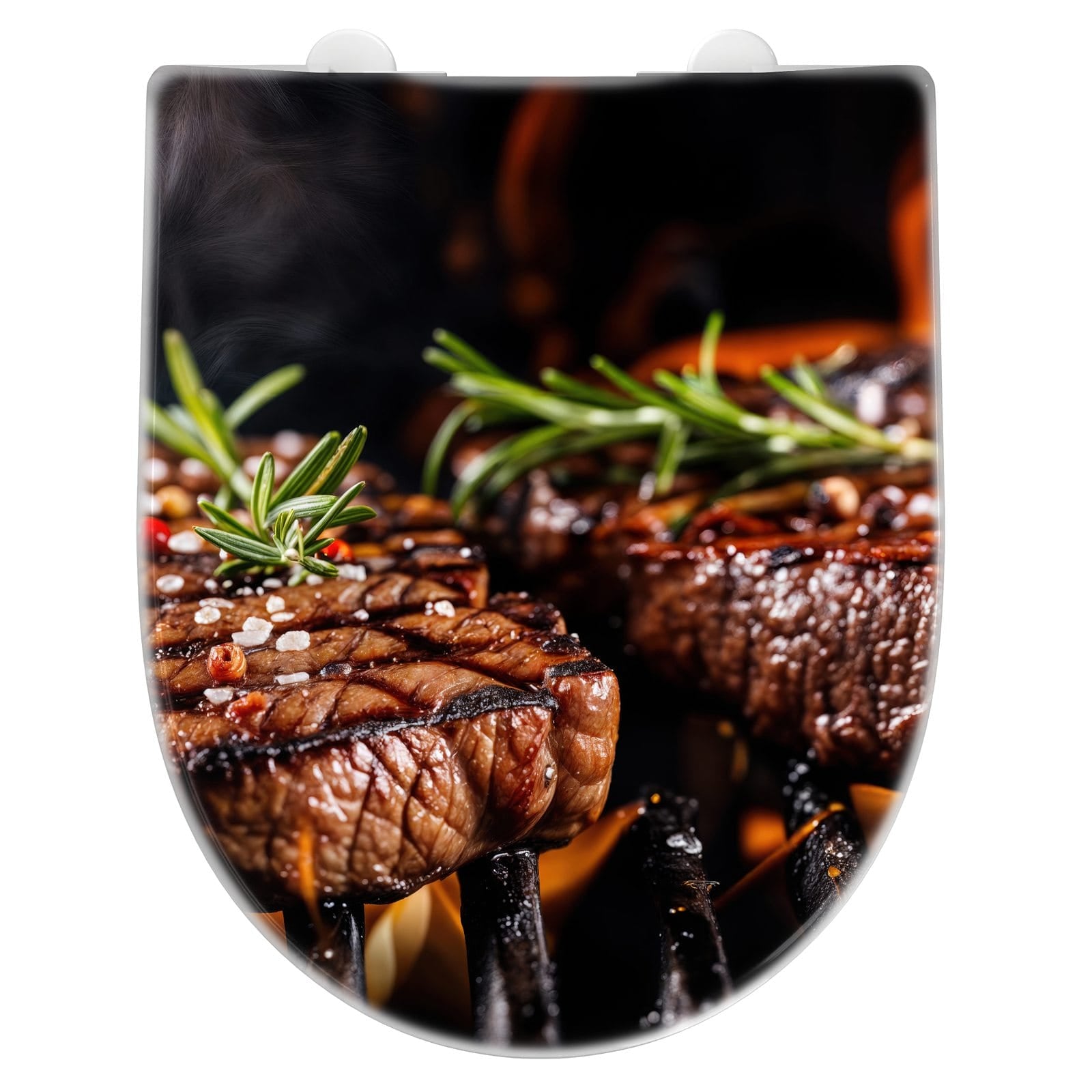 WC-Sitz mit Absenkautomatik Gegrillte Steaks