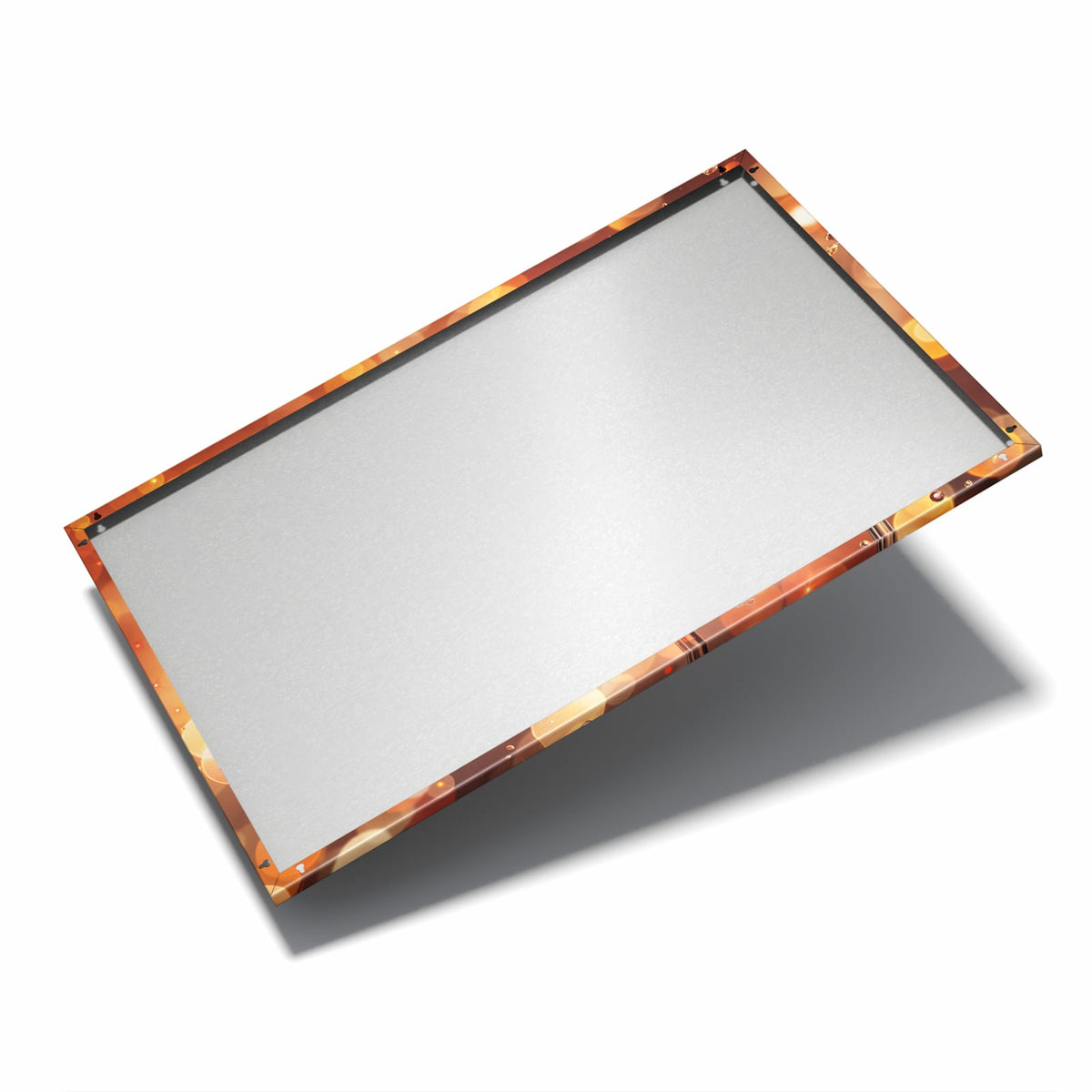 Nur 7 mm – liegt eng an der Wand – Metall Magnettafel - Festliche Weingläser