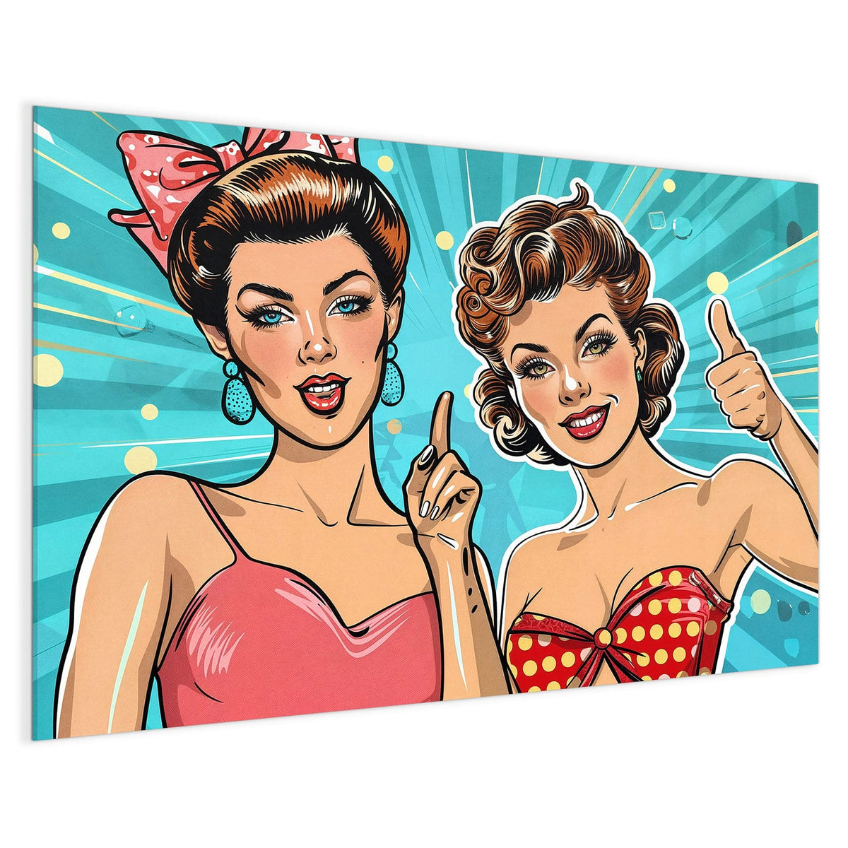 4 mm Glas statt lackiertem Blech – Magnettafel - Retro Freundinnen