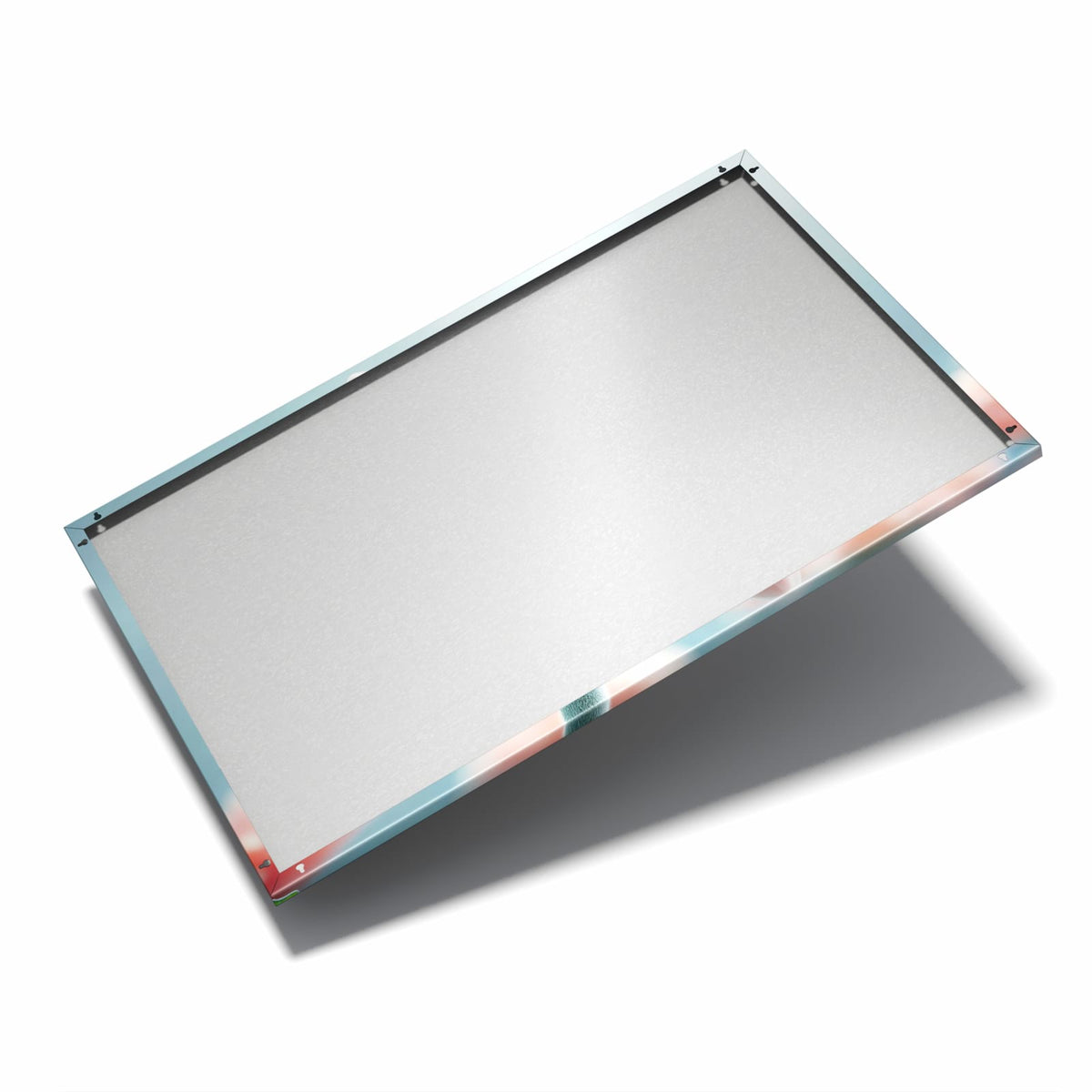 Nur 7 mm – liegt eng an der Wand – Metall Magnettafel - Rosa Gerbera