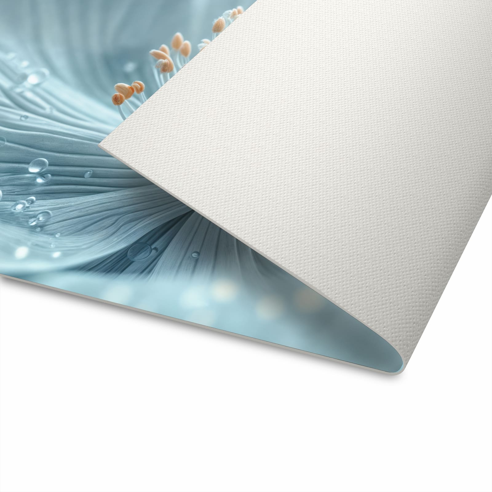 Komfortabler Teppich in Küche mit Motiv Verträumte Blumenpracht in der Unterseite