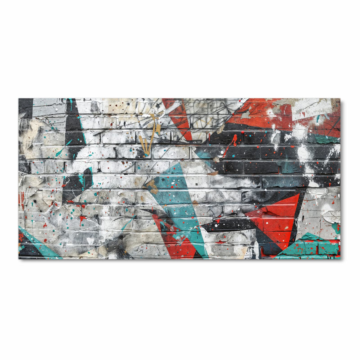 Abwischen statt waschen – Küchenläufer - Zickzack-Graffiti