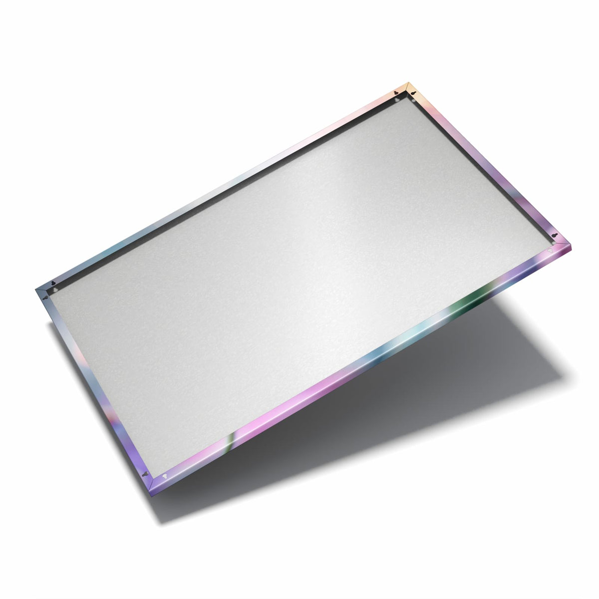 Nur 7 mm – liegt eng an der Wand – Metall Magnettafel - Exotische Orchidee