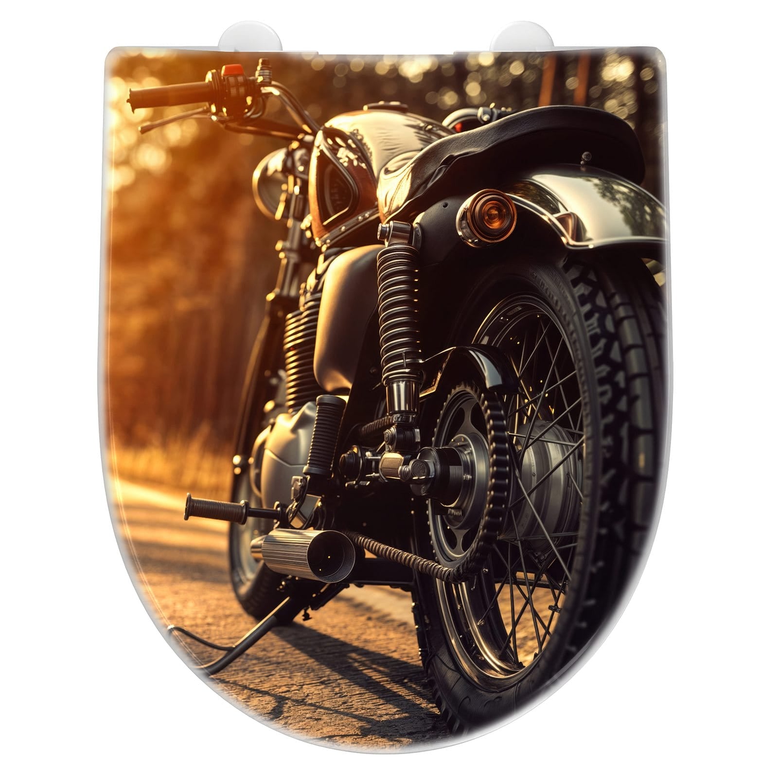 WC-Sitz mit Absenkautomatik Motorradsonne