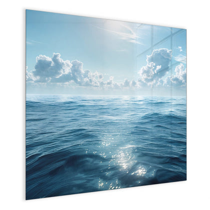 Magnettafel mit dem Motiv Ozean unter Wolken