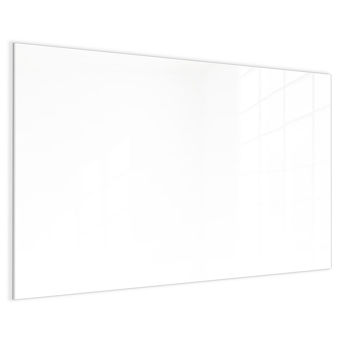 4 mm Glas statt lackiertem Blech – Magnettafel - Weisser Hintergrund