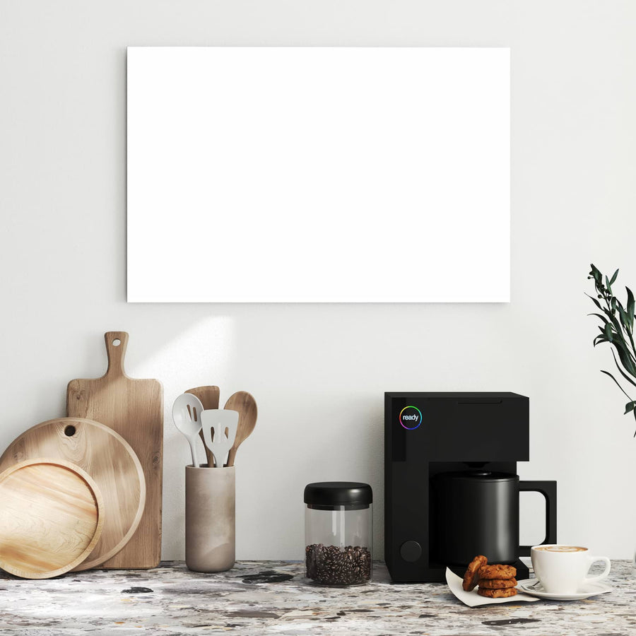 Maße Metall Magnettafel - Weisser Hintergrund