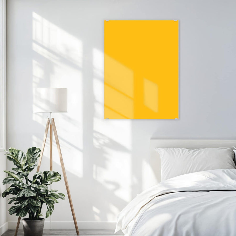 Maße Wandbild - Bernsteingelb - Hochformat