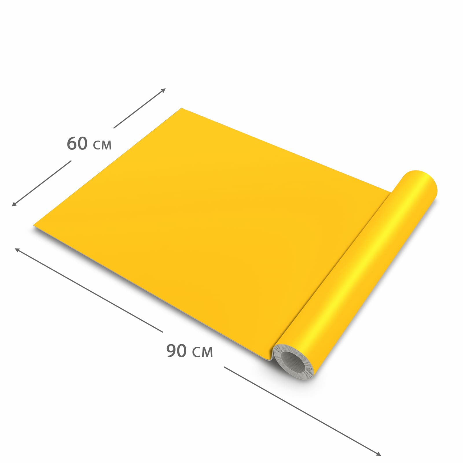 Wasserabweisender waschbarer Küchenteppich mit Motiv Oranger Hintergrund I in der Grösse 60x240 cm