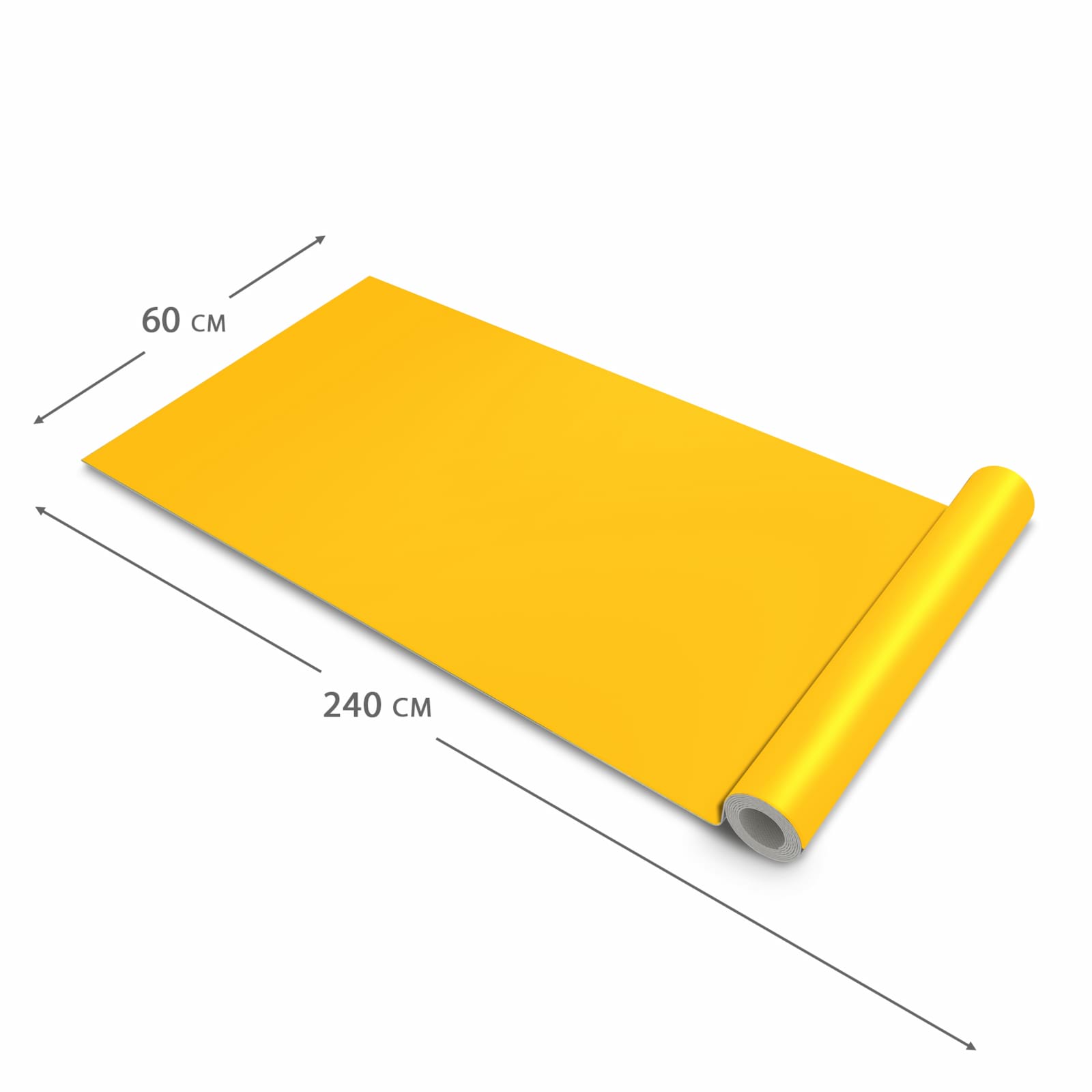 Abriebfester rutschfester Küchenteppich mit Motiv Oranger Hintergrund I in der Grösse 60x240 cm