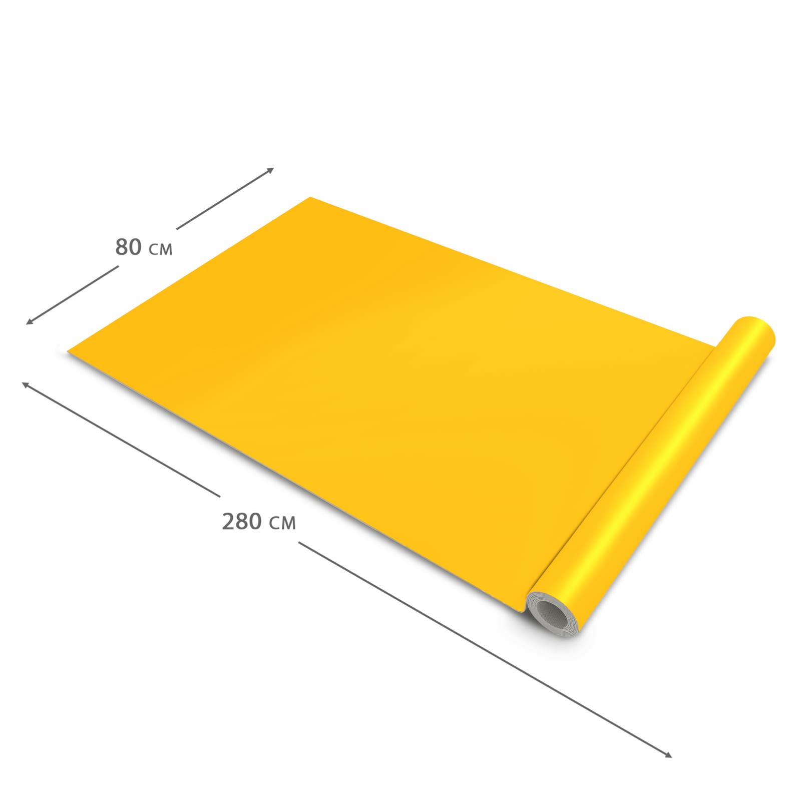 Geruchsneutraler waschbarer Küchenteppich mit Motiv Oranger Hintergrund I in der Grösse 60x240 cm