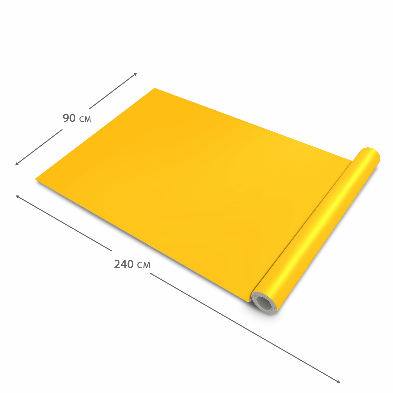 Pflegeleichter waschbarer Küchenläufer mit Motiv Oranger Hintergrund I in der Größe 60x240 cm