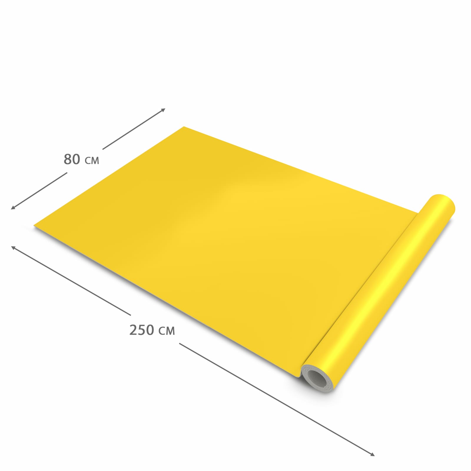 Bodenschonender Teppich fürs Esszimmer mit Motiv Oranger Hintergrund II in der Größe 60x240 cm