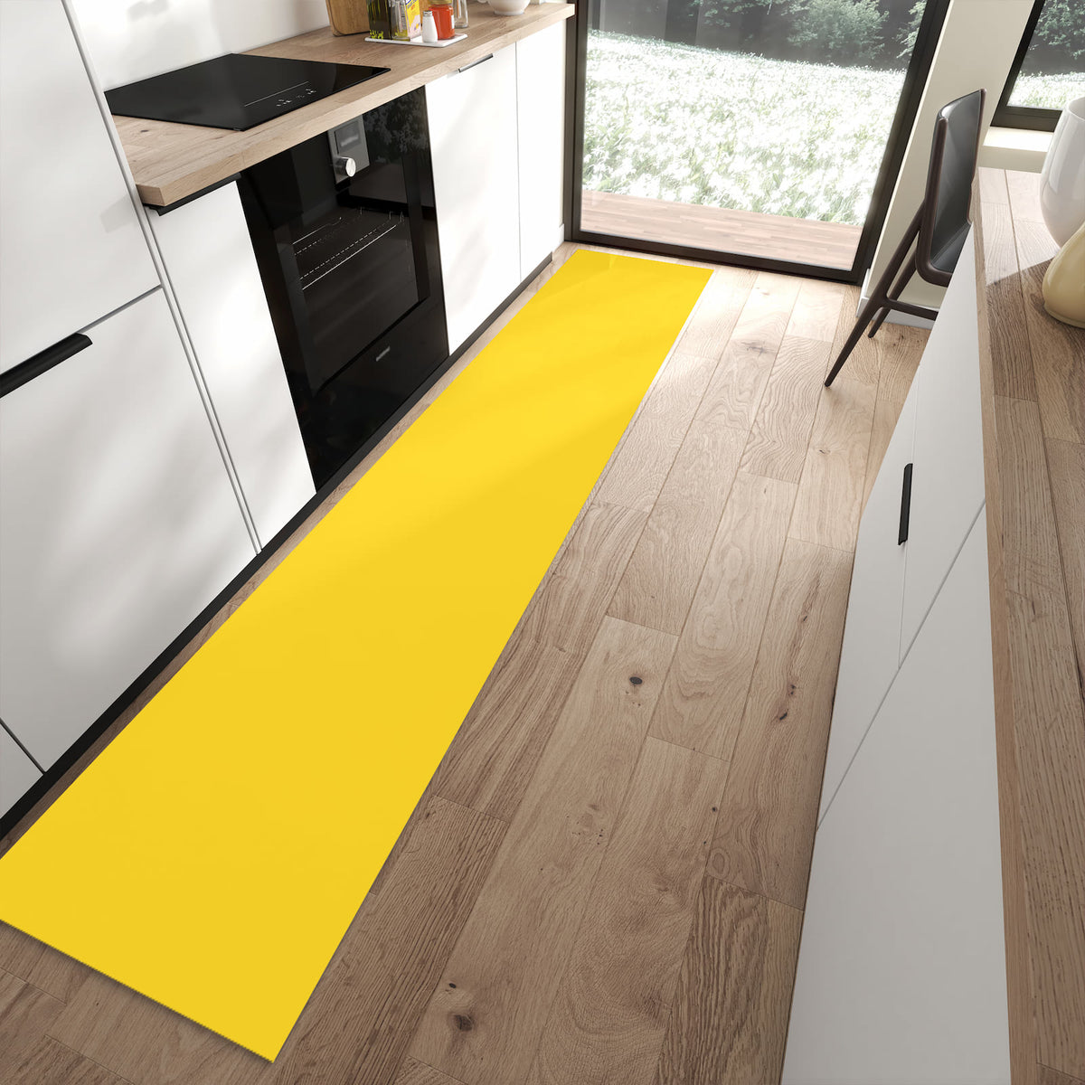 13 Größen – von 60 × 90 bis 80 × 300 cm – Küchenläufer - Goldgelb