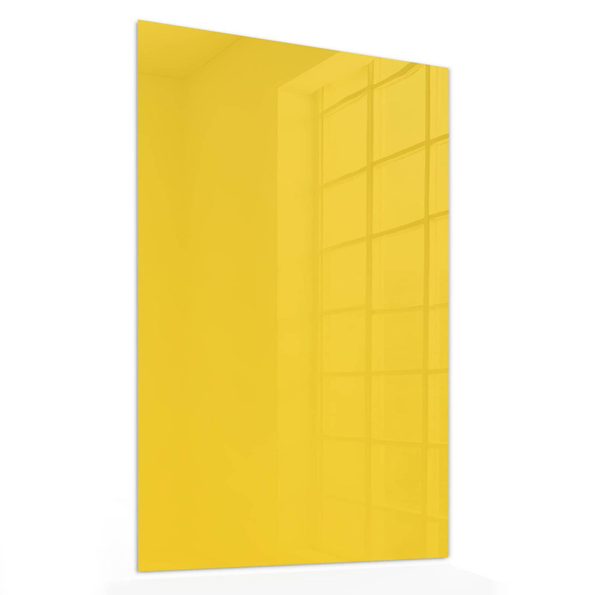 11 Größen – von 30 × 60 bis 60 × 150 cm – Wandbild - Goldgelb - Hochformat