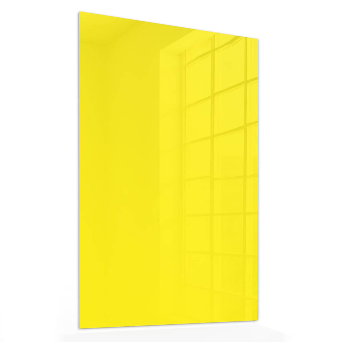 11 Größen – von 30 × 60 bis 60 × 150 cm – Wandbild - Sonnengelb - Hochformat