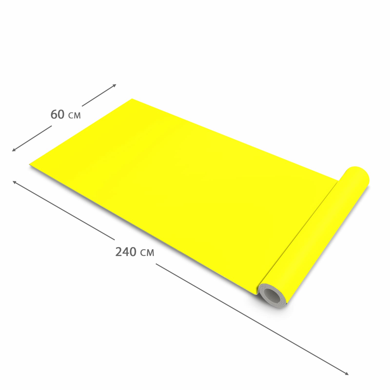 Fleckenresistenter Küchenteppich mit Motiv Gelber Hintergrund II in der Grösse 60x150 cm, waschbar