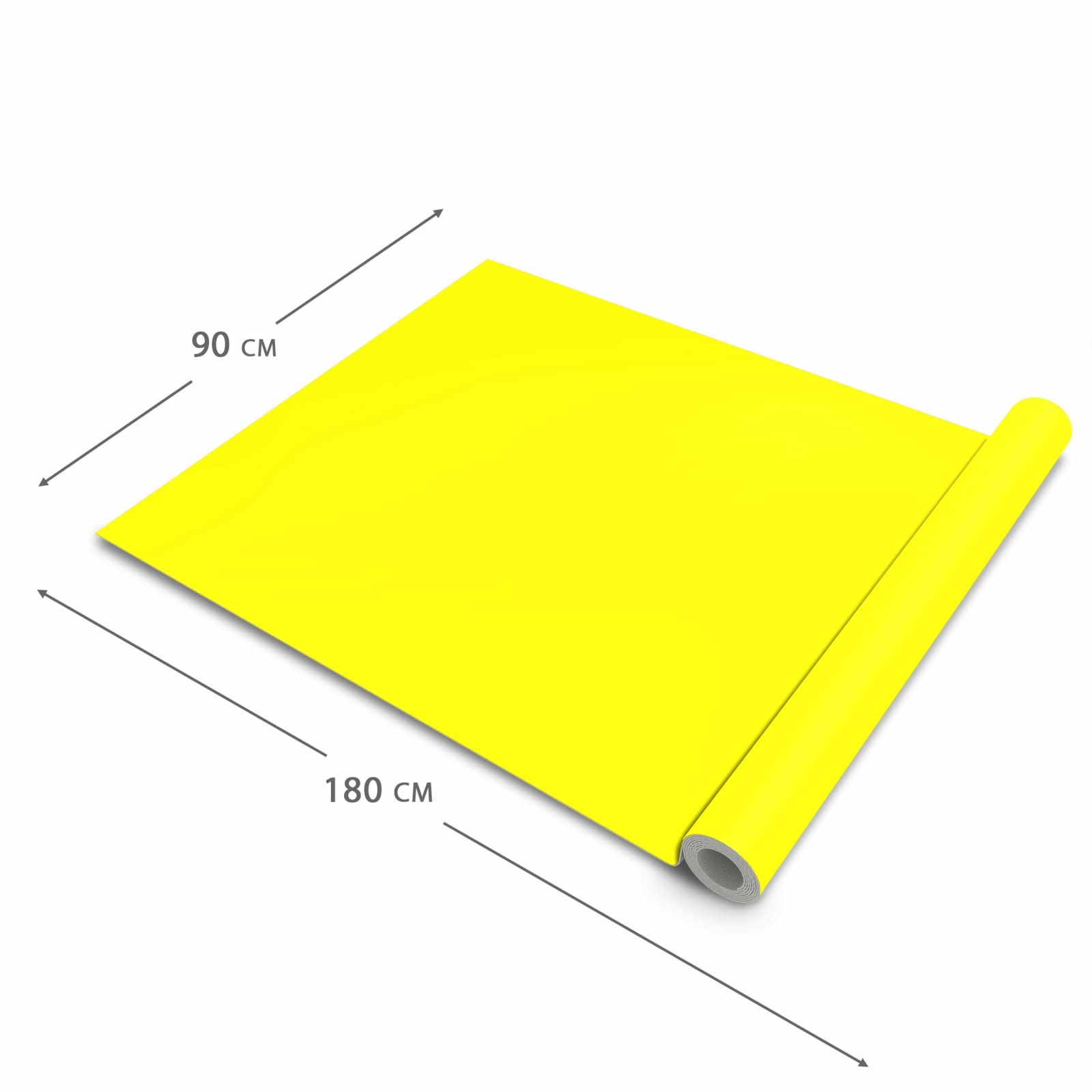 Rutschfester Küchenläufer mit Motiv Gelber Hintergrund II in der Grösse 60x180 cm