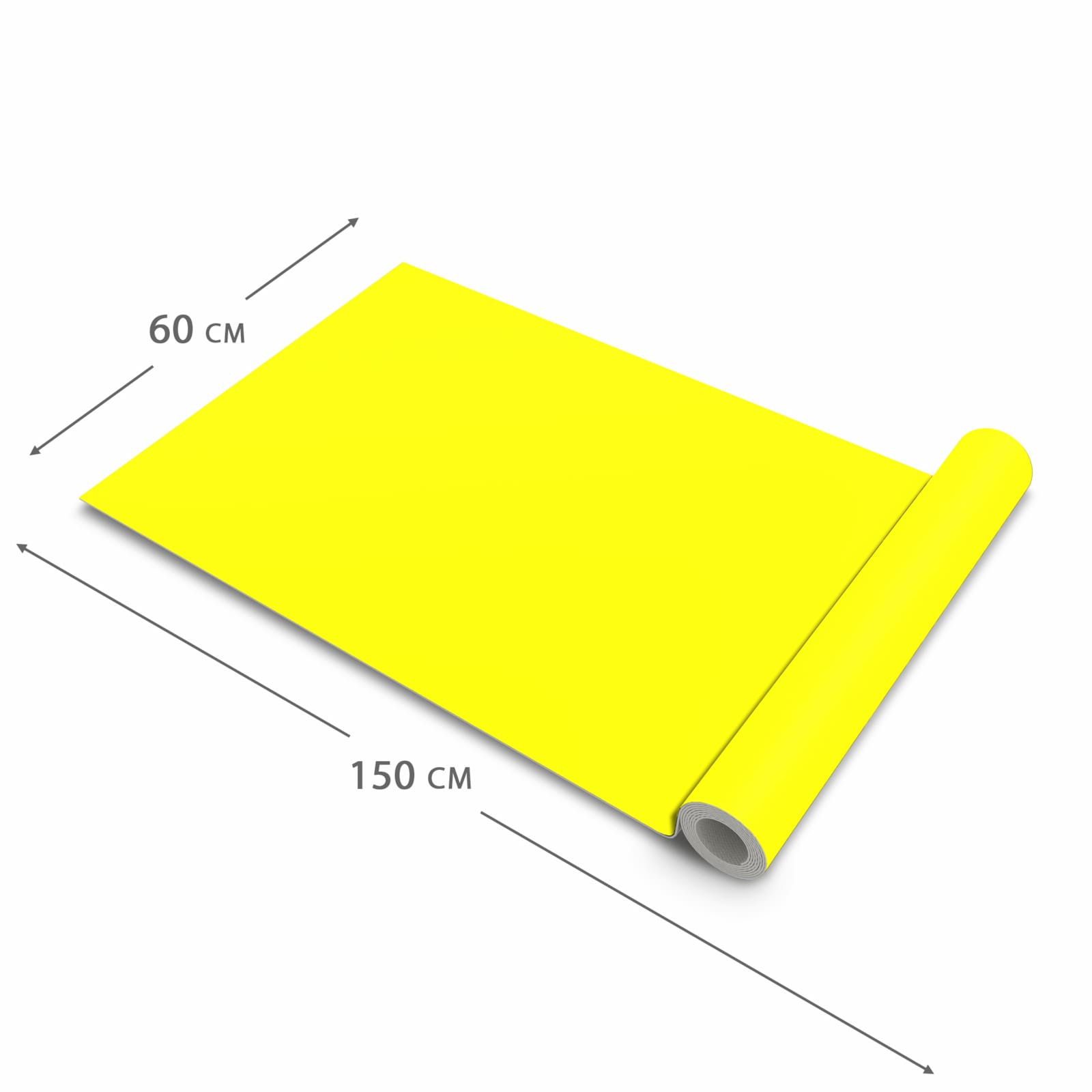 Rutschfester Küchenteppich mit Motiv Gelber Hintergrund II in der Größe 60x150 cm für Trittkomfort