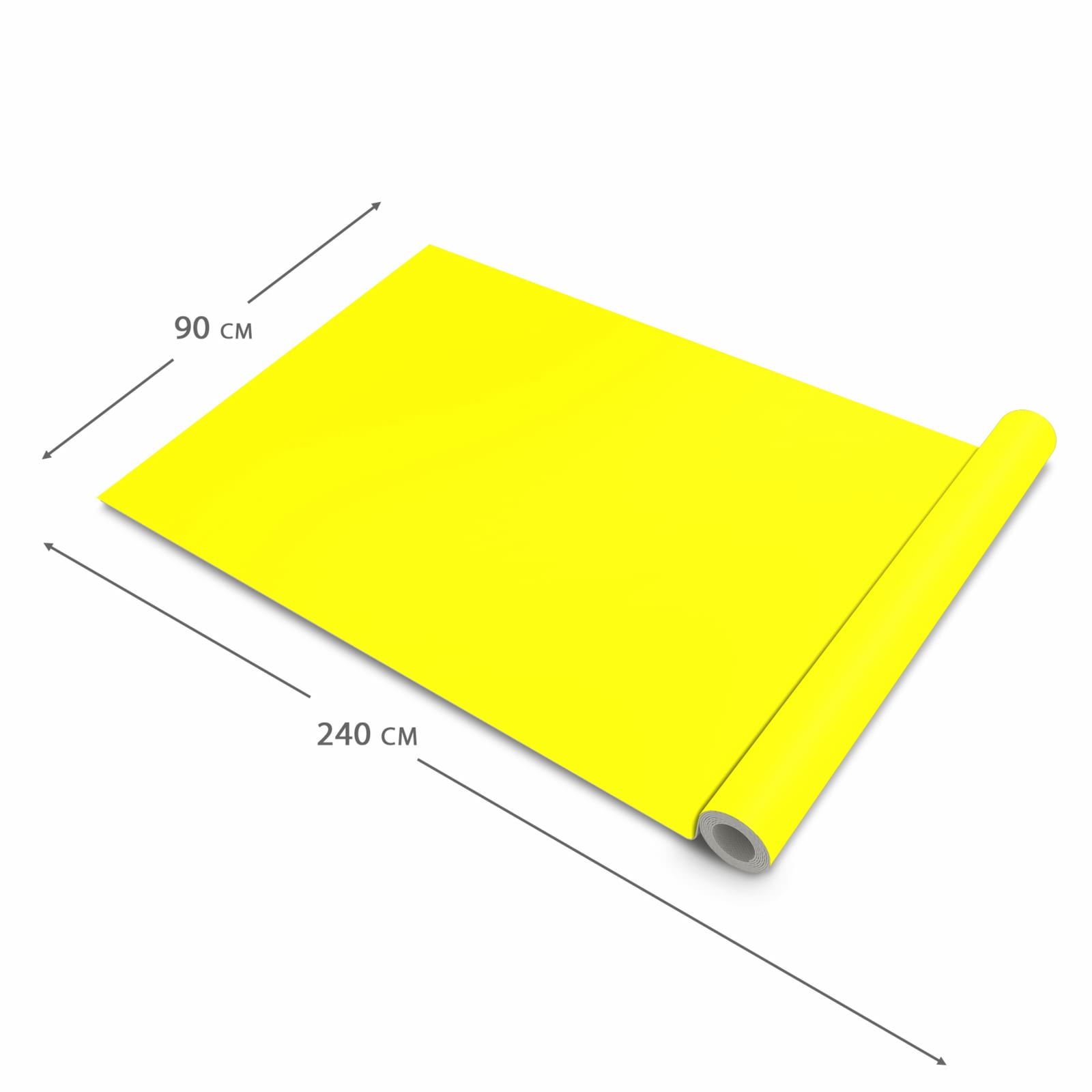 Rutschfester Küchenläufer mit Motiv Gelber Hintergrund II in der Grösse 60x180 cm für angenehme Haptik