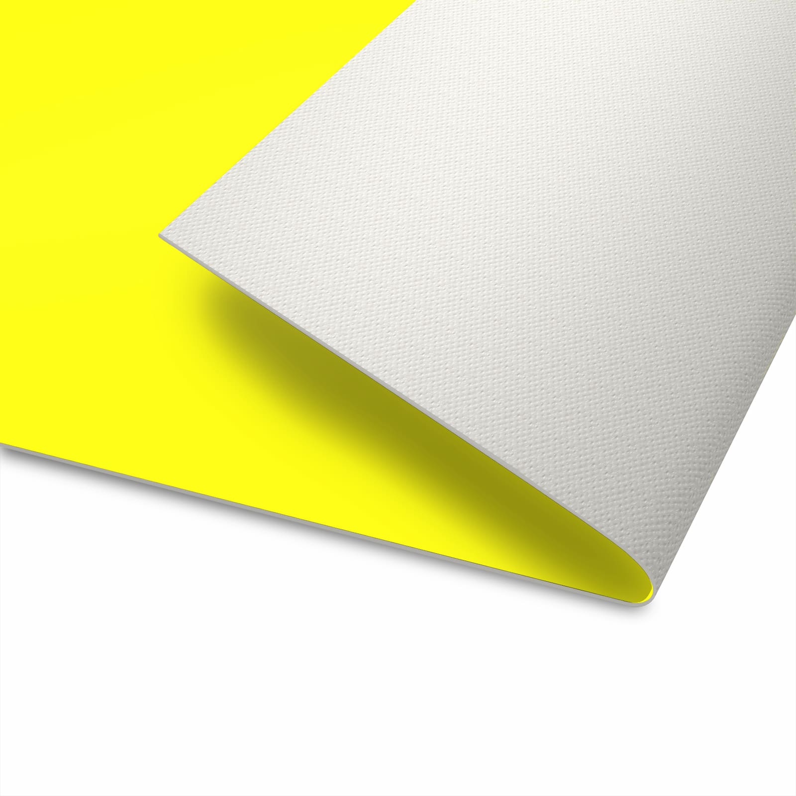 Langlebiger Küchenteppich mit Motiv Gelber Hintergrund II in moderner Küche