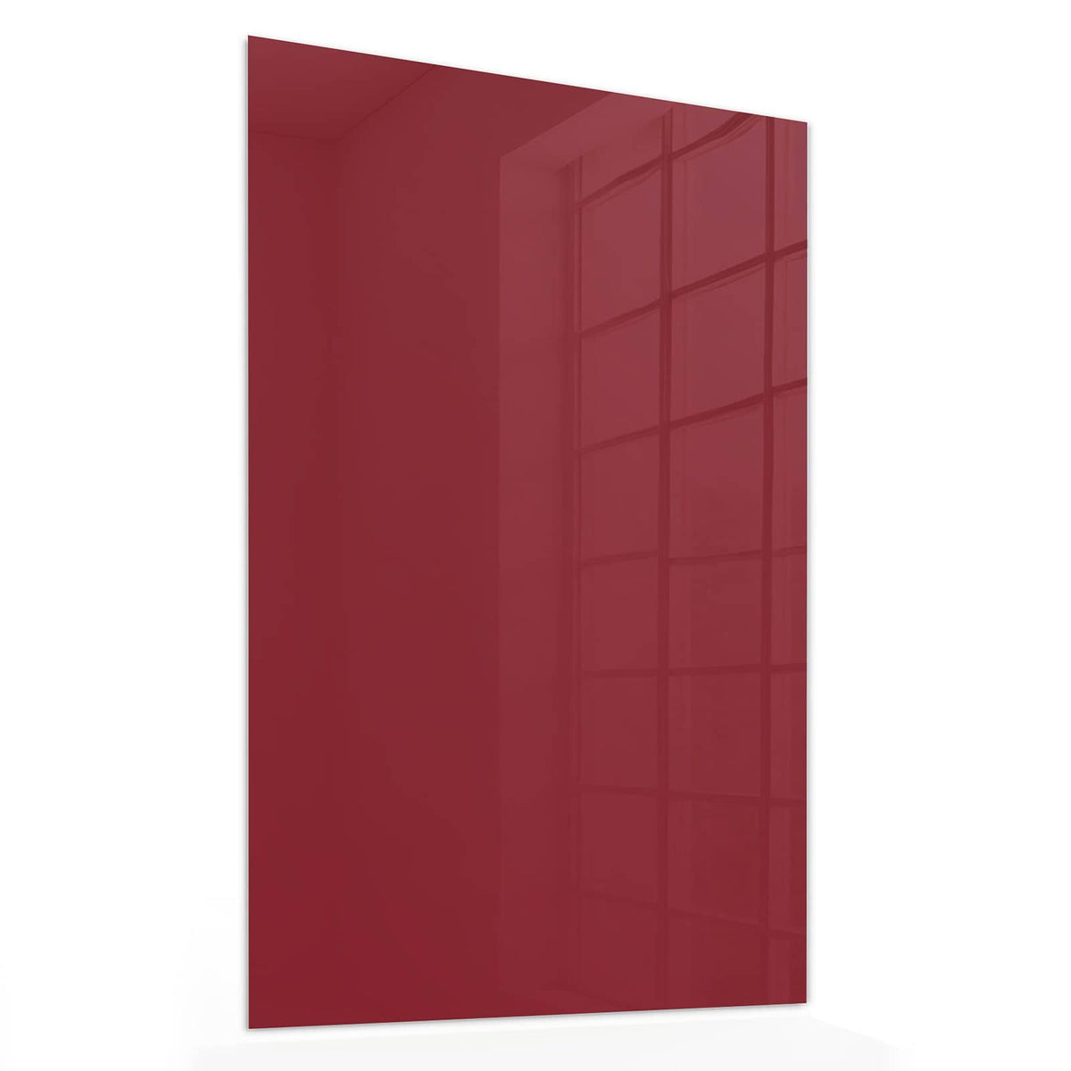 11 Größen – von 30 × 60 bis 60 × 150 cm – Wandbild - Burgunderrot - Hochformat