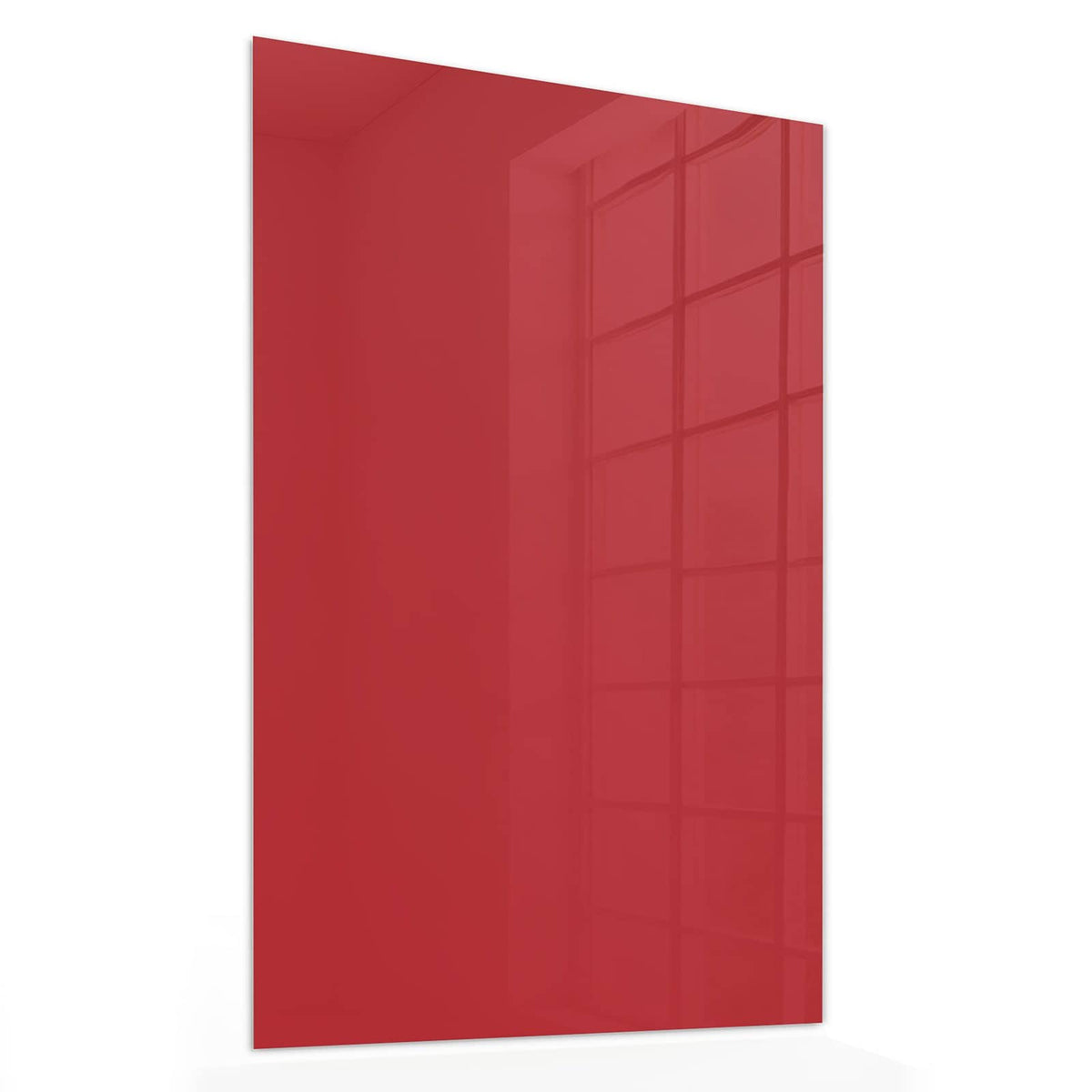 11 Größen – von 30 × 60 bis 60 × 150 cm – Wandbild - Kirschrot - Hochformat